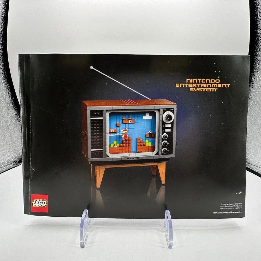 LEGO 71374 Nintendo Entertainment System NES & TV Instruction Manuals Books Only